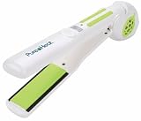 Pure Heat 1 1/4 Ceramic Flat Iron Professional Hair Straightener Wet to Dry FREE Thermal Travel Bag