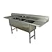 108" x 30" Triple Fabricated Bowl Scullery Sink