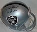 Jim Plunkett Autographed/Hand Signed Oakland Raiders Full Size Deluxe Replica Football Helmet with S