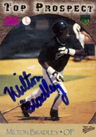 Milton Bradley, Cape Fear Crocs - Expos Affiliate, 1998 Multi-Ad Sports Top Prospect Autographed Card