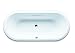 Kaldewei 951 White Vaio Duo Oval Vaio Duo Oval Bathtub, 180 x 80 x 43 cm 951