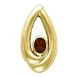 14K Yellow Gold Amethyst Pendant/Slide