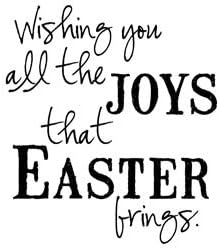 Bulk Buy: Verses Rubber Stamp Co. (2-Pack) Cling Mounted Rubber Stamp 4.5'X6.5' Easter Brings EA0250D