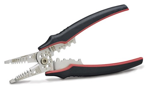 GB GESP-70 8 Gauge to 20 Gauge Solid and 10 Gauge to 22 Gauge Stranded Armor Edge Stainless Wire Stripper and Crimper