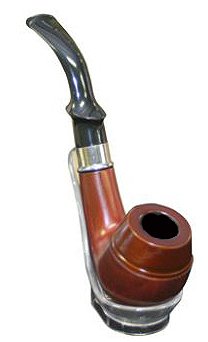 Durable Sherlock Tobacco Pipe with Pouch