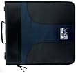 Crop In Style PSB Paper and Sticker 3-Ring Zippered Binder, Navy/Black
