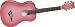 Dean Playmate Mini Acoustic Guitar, Pinkburst with Gig Bag, 3/4-Size