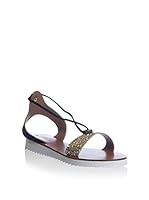 NILA & NILA Sandalias planas (Negro / Oro)