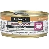 Nutro Natural Choice Complete Care Indoor Senior Chicken and Lamb Cat (24/5.5-oz cans)
