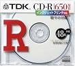 TDK CD-R�f�[�^�p650MB 48�{���z���C�g�v�����^�u�� 5mm���P�[�X���� [CD-R74TWS]