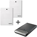 I-O DATA カセットHDD(iVDR-S)500GB 2個セット(アダプターつき) IVS-500X2.AB