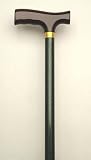 `Aluminum Black/Ivory Handle Cane Diameter 7/8 Height 29 -38 * Electro plated textured finish * S