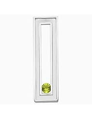 18K Yellow Gold Peridot Pendant -- LIFETIME WARRANTY