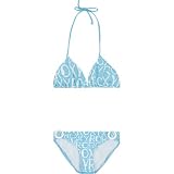 ROXY Paddle Girls Swimsuit Set - Blue/White by 