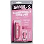 SABRE Compact Pepper Spray with Pink Key Case - Supports National Breast Cancer Foundation