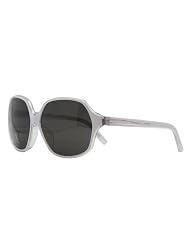 Calvin Klein CK 4120S 312 White Oversized Square Sunglasses by Calvin Klein