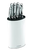 Typhoon Retro Limo White Knife Block Set