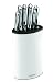 Typhoon Retro Limo White Knife Block Set