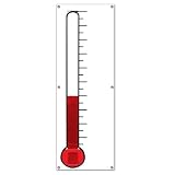 Beistle 53053-TEM 38 in. x 78 in. Moveable Thermometer Banner