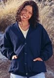 JERZEES Polyester Fleece Cardigan