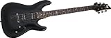 Schecter Guitar Research SGR C-1 Electric Guitar Midnight Satin Black (Midnight Satin Black)