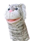 Stuffed Thunder White Tiger Hand Puppet 12