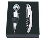 Cuisinox STPBOX Corkscrew and Bottle Stopper Set