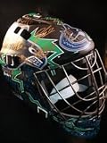Canucks, Vancouver (2011-12) Autographed/Hand Signed Authentic Vancouver Canucks Golie Helmet by the