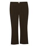 Plus Size Bold Brown Jeans