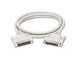 Cables To Go 15ft Db25 M/M Straight Thru Cable Beige Fully Molded Connectors W/ Thumbscrew New