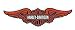 Harley Davidson ~ Shield And Wings ~ Outside Sticker ~ Approx 5 x 18 Inches