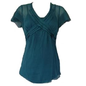 Stunning Turquoise Maternity Top UK Size 18