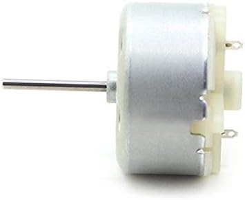 Bigoneshop 6V DC 2700RPM High-speed DC Motor,32mm Diameter,RF-500TB-12560