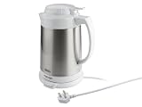 SKG 1000W 1.2L Cordless Stainless Steel Electric Kettle for Hot Water Coffee Tea, 360 Swivel Base  from SKG