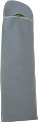 Gray Flannel 4" x 12" Pouch for Silverware / Flatware For Serving Pieces