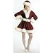 Velvet Perky Pixie Christmas Costume
