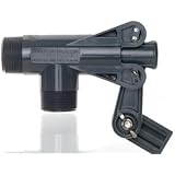 Kerick Valve PS150SS PVC Float Valve, Standard Mount, 124 gpm at 50 psi, 1-1/2" NPT Male