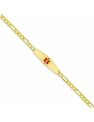 Genuine 14K Yellow Gold Medical Jewelry Bracelet 5 Grams Of Gold 100% Satisfaction Guaranteed.