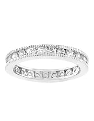 Classic Milligrain Eternity Band Ring