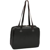 McKlein Evanston Leather Women's Briefcase - Black