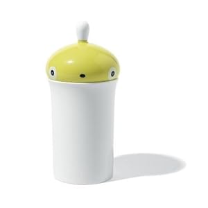 A di Alessi Pisellino Q-Tip Holder, Green by 