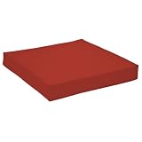 Strathwood Camano All-Weather Wicker Sectional Sofa Polyester End Cushion, Solid Red