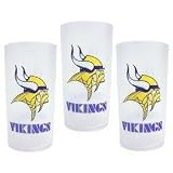 Minnesota Vikings NFL Tumbler Drinkware Cup Set (3 Pack) by Duck House Sports