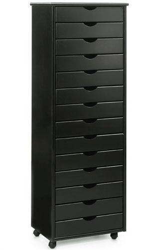 Stanton Collection Offers Storage, Wide Stanton Cart: 14 Drawers