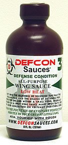 DEFCON 3 All Purpose Wing Sauce, Low Heat