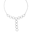 Circles Sterling Silver Necklace