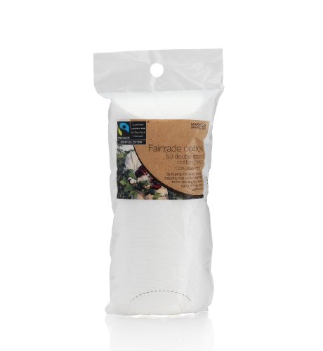 image :50 Fairtrade Double Sided Cotton Pads