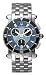 Men's Swiss Chronograph Stainless Steel Blue Dial