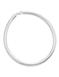 20" 8mm Domed Omega Necklace Size = 20