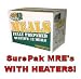 SOPAKCO SurePak 12 MRE's with heaters - Meals ready to eat - Case of 12 Meals